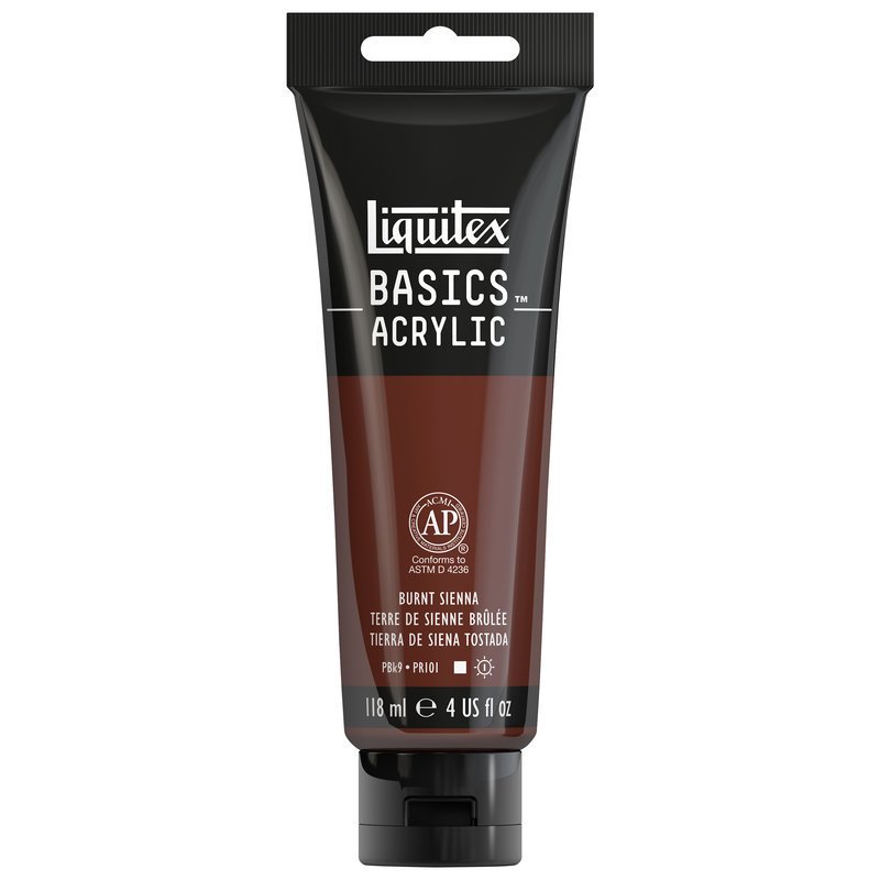 Basics Akrilik 118ml - Burnt Sienna 127