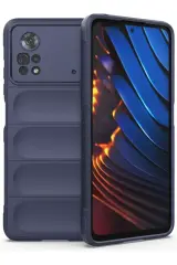 Newface Xiaomi Poco X4 Pro 5g Kılıf Optimum Silikon - Lacivert