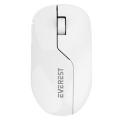 Everest Smw-973 Usb Beyaz-mavi 2.4ghz 1200dpı Kablosuz Optik Mouse 5 Metre Menzilli