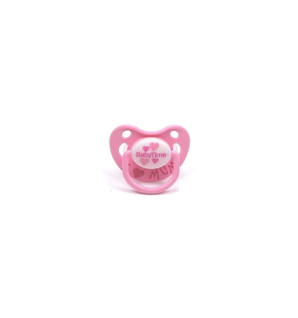 BabyTime BT130 Silikon Damaklı Emzik No 3 - Pembe