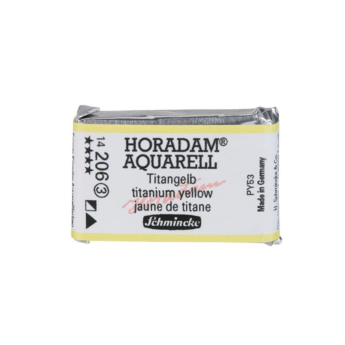 Horadam Artist Tam Boy Tablet Suluboya - Titanium Yellow - Seri 3