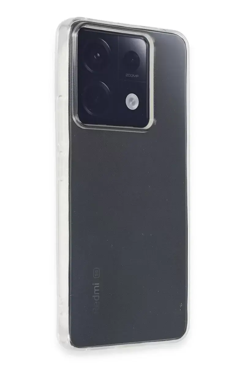 Newface Xiaomi Poco X6 Kılıf Lüx Şeffaf Silikon