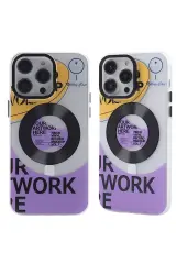 Newface Apple İphone 14 Pro Max Kılıf Apollo Magneticsafe Desenli Kapak - Apollo Şeffaf - 6