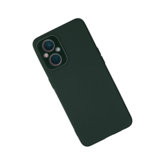Oppo Reno 7 Lite Kılıf Lansman Glass Kapak - Koyu Yeşil