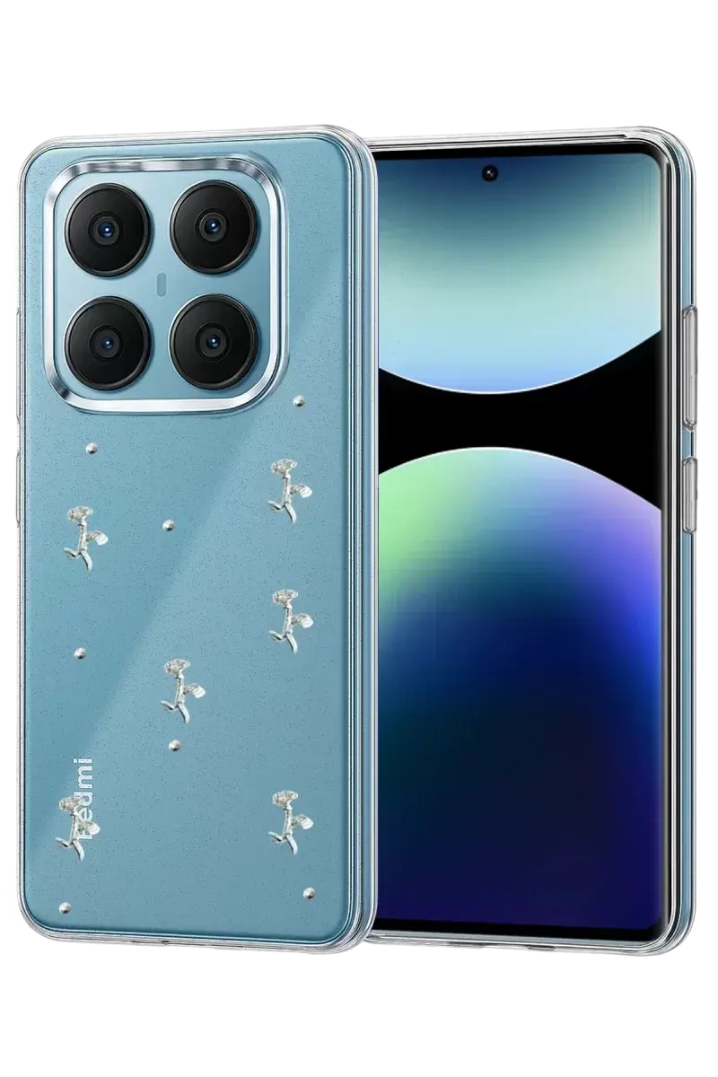 Newface Xiaomi Redmi Note 14 Pro 4g Fiyonk Desenli Kapak - Desen 4
