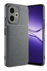 Newface Oppo A5 Pro 4g Kılıf Auto Focus Karbon Kapak - Gri