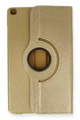 Newface Samsung Galaxy Tab A9 Plus Kılıf 360 Tablet Deri Kılıf - Gold