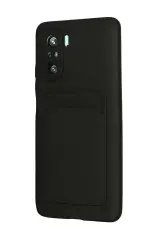Newface Xiaomi Mi 11i Kılıf Kelvin Kartvizitli Silikon - Siyah