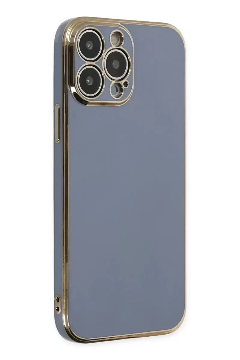 Newface Apple İphone 14 Pro Kılıf Volet Silikon - Mavi