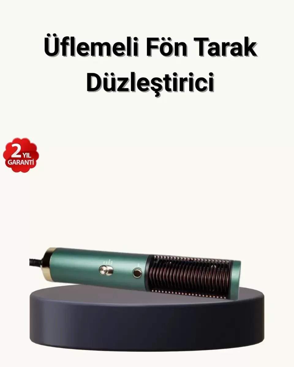İyon Teknolojili Seramik Saç Düzleştirici – Eşit Isı Dağılımı