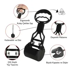 Sunup Sn-29128 Küçük Boy Evcil Hayvan Dışkı Toplama Küreği