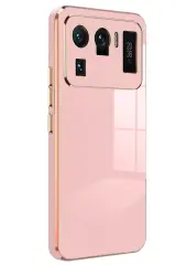 Newface Xiaomi Mi 11 Ultra Kılıf Volet Silikon - Pembe