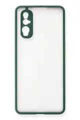 Newface Oppo Find X2 Kılıf Montreal Silikon Kapak - Yeşil