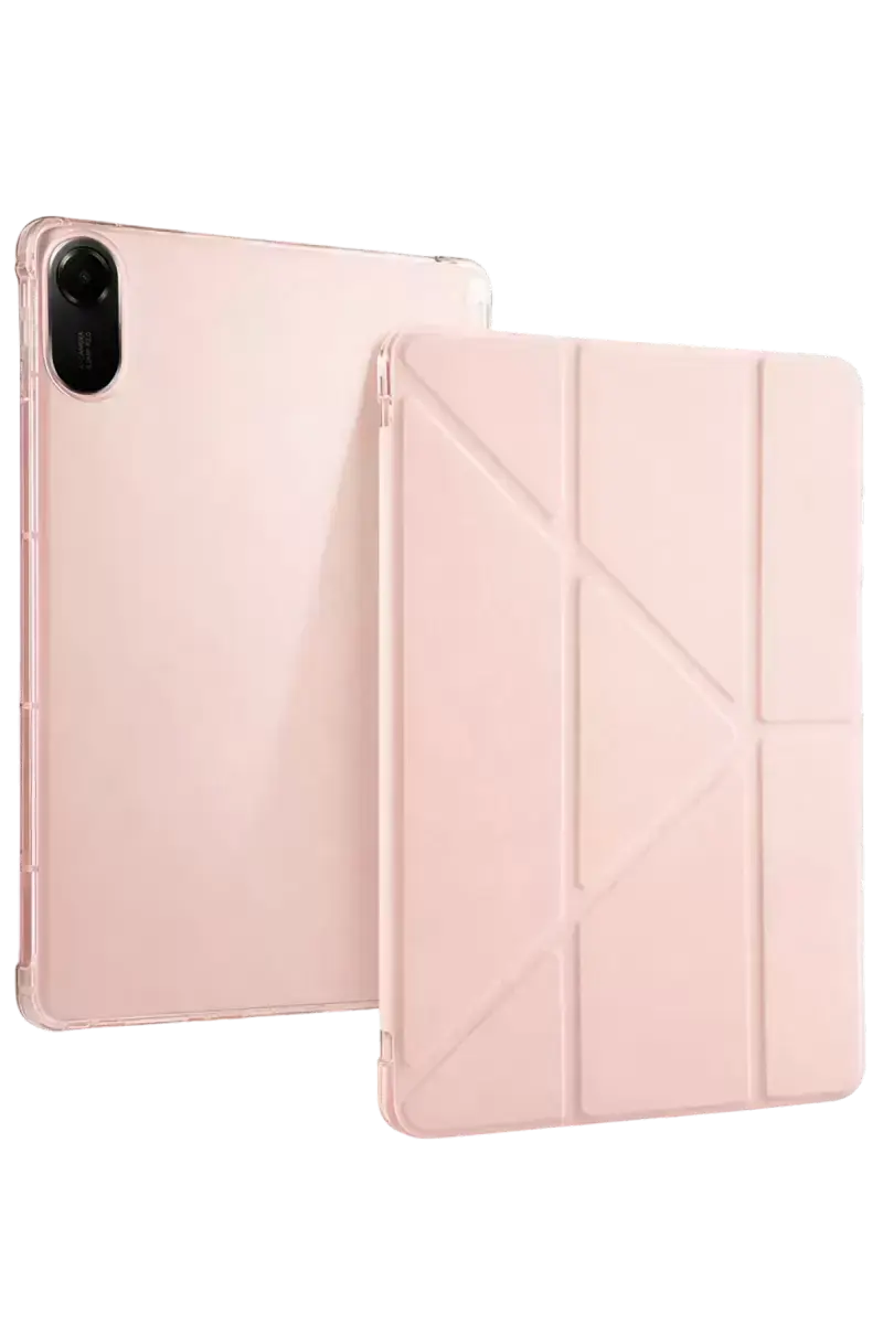 Newface Xiaomi Redmi Pad 2 Kalemlikli Mars Tablet Kılıfı - Rose Gold