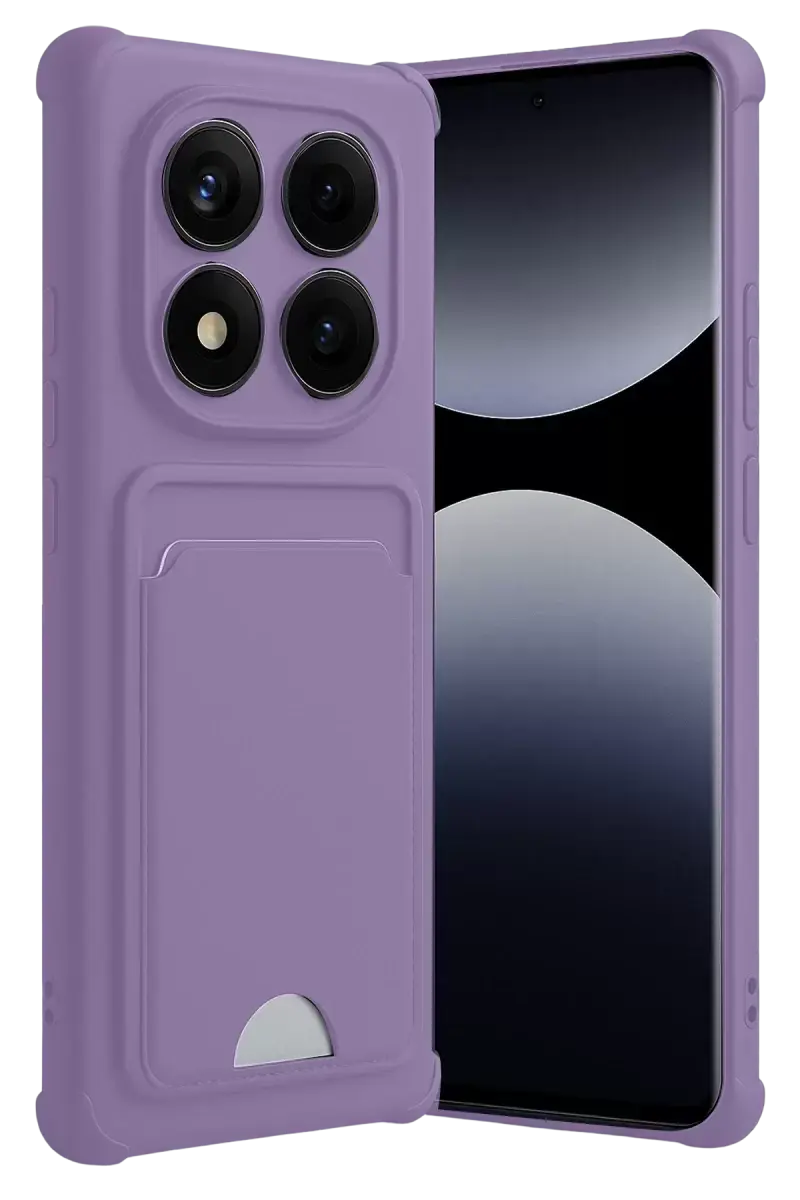 Newface Xiaomi Redmi Note 14 Pro 4g Kelvin Kartvizitli Silikon - Lila