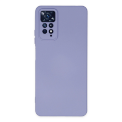 Xiaomi Redmi Note 11 Pro Kılıf Nano İçi Kadife Silikon - Lila
