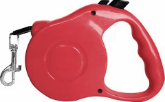 Karamel Pet Otomatik  Köpek Gezdirme Tasması Medium 5 Metre 15 kg Kırmızı