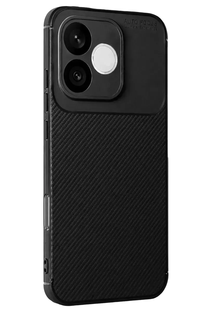Newface Huawei Honor 600 Lite Auto Focus Karbon Kapak - Siyah