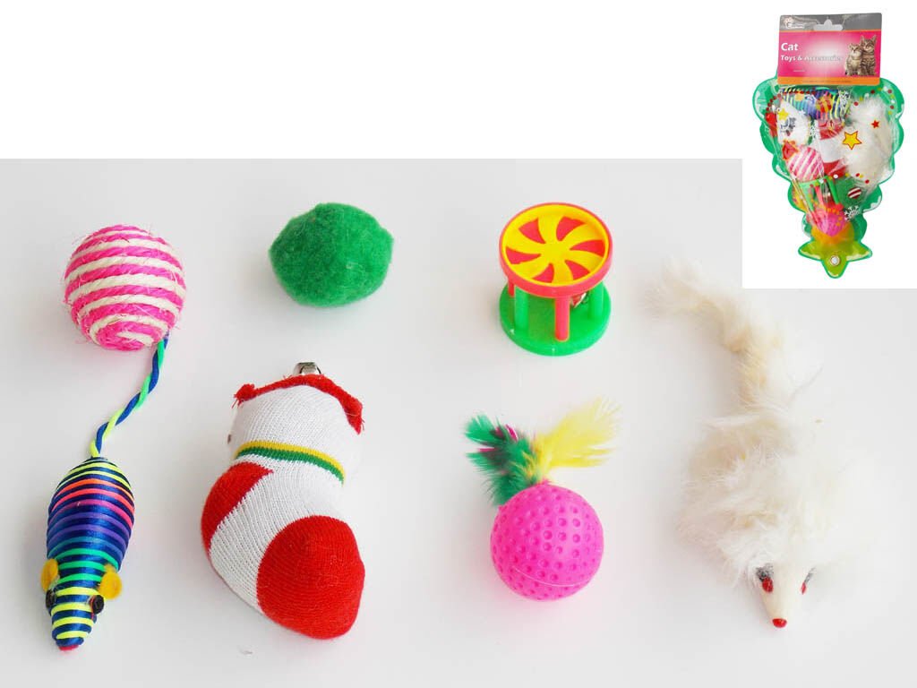 Eastland Kedi Oyuncak 7 li Oyun Seti