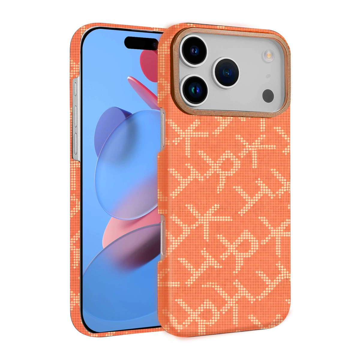 İphone 17 Pro Vega Magsafe Kapak - Açık Turuncu