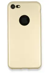 Newface İphone 7 Kılıf First Silikon - Gold