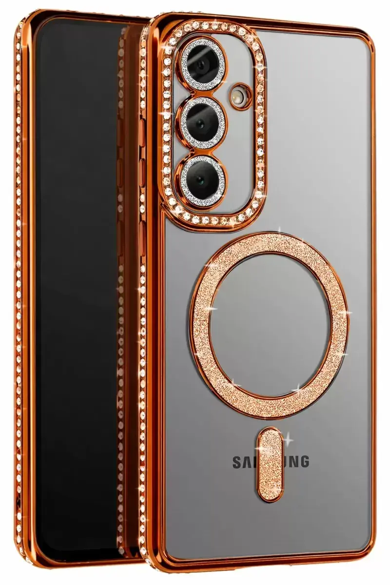 Joko Samsung Galaxy A37 5g Joke Simli Magneticsafe Kılıf - Turuncu