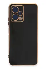 Newface Xiaomi Redmi Note 12 Pro 5g Kılıf Volet Silikon - Siyah