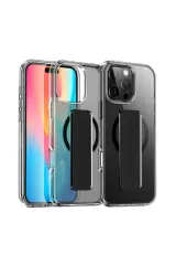 Joko İphone 16 Pro Max Kılıf Alfa Magsafe Standlı Kapak - Siyah