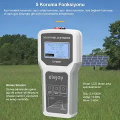 Powermaster Pm-26940 1800 Watt Fotovoltaik Mppt Solar Panel Voltaj Multimetre 12-60v
