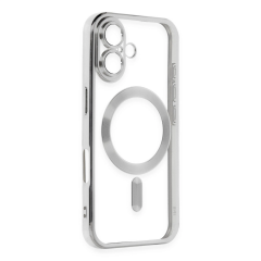 İphone 16 Plus Kılıf Kross Magneticsafe Kapak - Gümüş