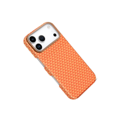 İphone 17 Pro Vega Magsafe Kapak - Parlak Turuncu