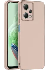Newface Xiaomi Redmi Note 12 Pro 5g Kılıf Nano İçi Kadife Silikon - Pudra