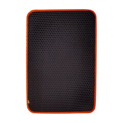 Cattie Kum Toplayıcı Fonksiyonel Kedi Paspası Altıgen 50-75 cm Turuncu