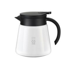 Hario V60 03 Yalıtımlı Paslanmaz Servis Sürahisi Beyaz (800)