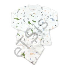 Sema Baby Happy Birds Bebek Pijama Takımı 3-6 Ay