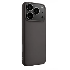 İphone 17 Pro Max Nano İçi Kadife Silikon - Gri