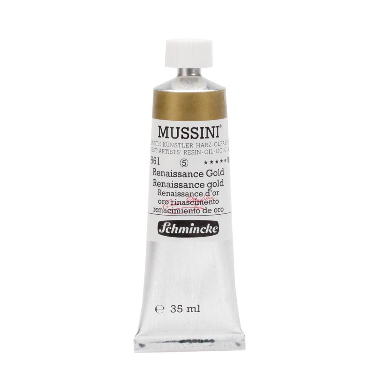 Mussini Yağlı Boya 35ml. Seri 5 N:861 Renaissance Gold