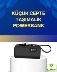 Led Göstergeli 2000mah Cep Tipi Hızlı Şarj Powerbank