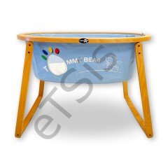Comfymax Sallanır Ahşap Bebek Beşiği 101x67cm