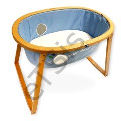 Comfymax Sallanır Ahşap Bebek Beşiği 101x67cm