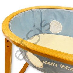 Comfymax Sallanır Ahşap Bebek Beşiği 101x67cm