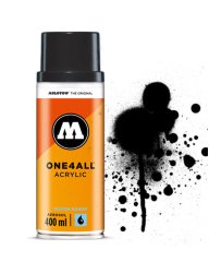 ONE4ALL Akrilik Sprey Boya 400ml - N:180 Signal Black