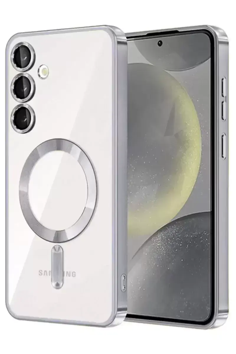 Newface Samsung Galaxy A36 Kross Magneticsafe Kapak - Gümüş