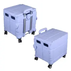 Sunup Sn-26967 Katlanabilir Market Pazar Kamp Tekerlekli Alışveriş Arabası 60kg Kapasiteli