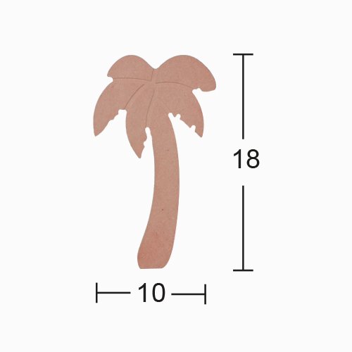 Ahşap Palmiye - 18mm - H133