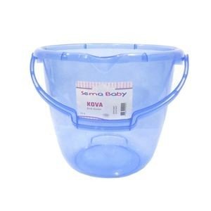 Sema Bebe Ölçekli Şeffaf Kova - Mavi