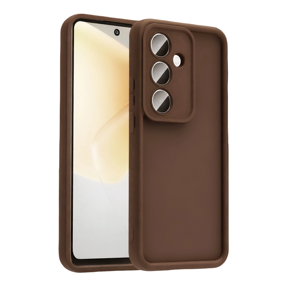 Samsung Galaxy A57 5g Viera Silikon - Kahverengi