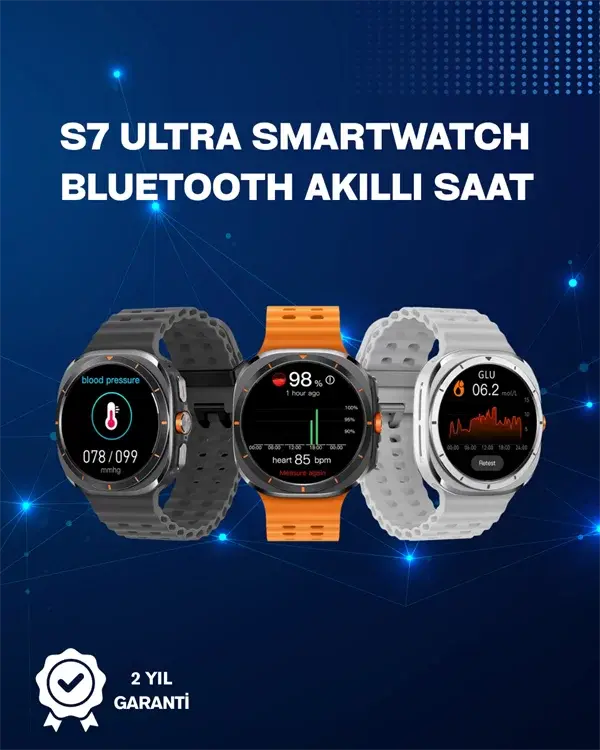 Akıllı Saat | Kalp Ritmi, Nabız Ve Uyku Takibi | İos Uyumlu