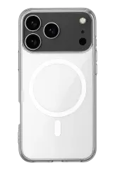 Newface İphone 17 Pro Max Kılıf Magneticsafe Şeffaf Silikon - Şeffaf