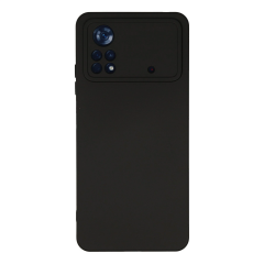 Xiaomi Poco X4 Pro 5g Kılıf Nano İçi Kadife Silikon - Siyah